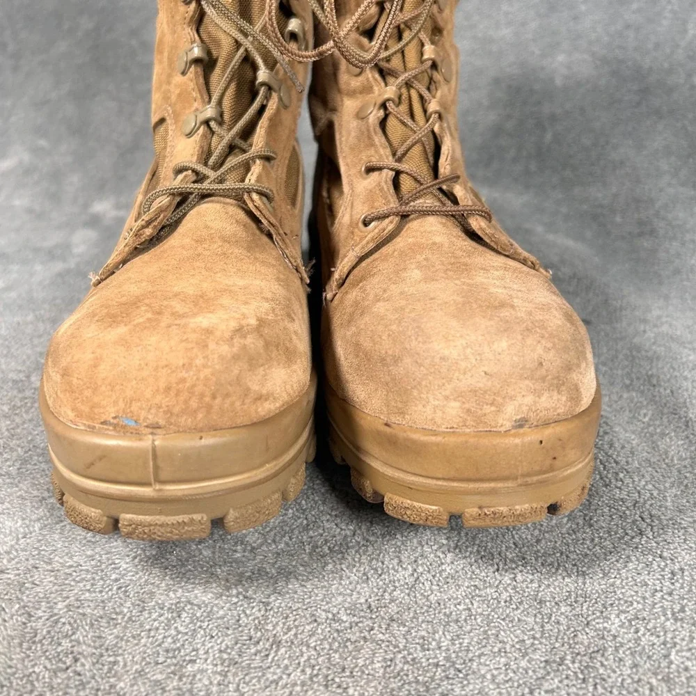 Bates Tactical Boots Tan Suede Vibram Composite Toe EH  Mens 9 M E77701